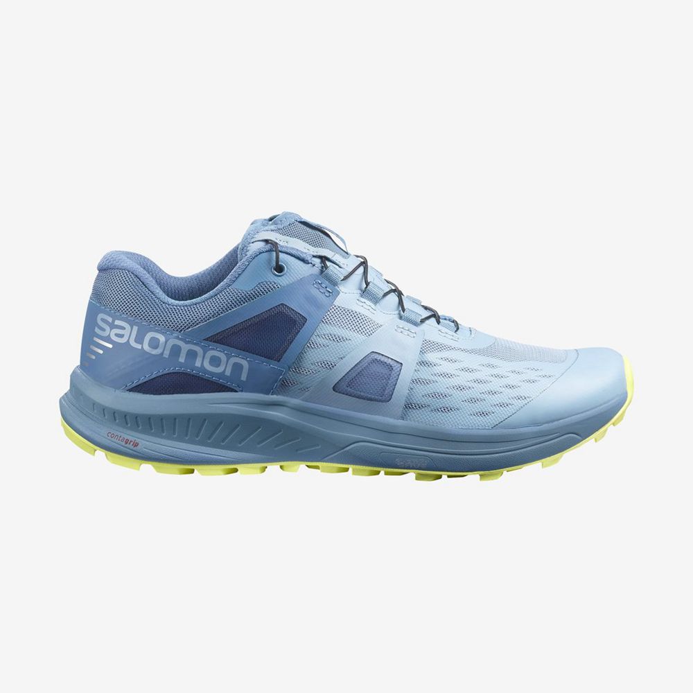 Salomon Israel ULTRA PRO - Womens Trail Running Shoes - Blue (BZEI-82135)